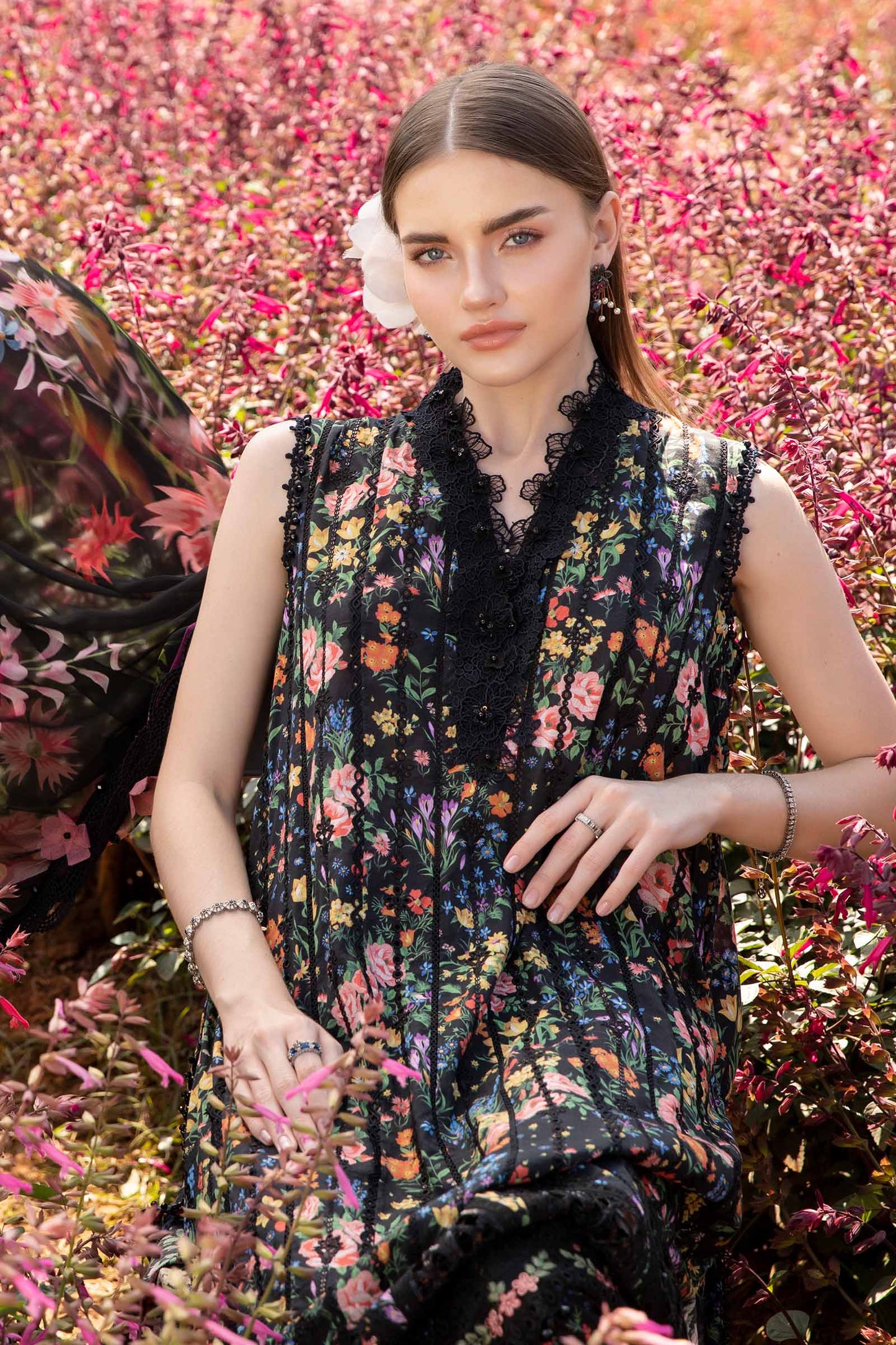 3 Piece Unstitched Printed Lawn Suit MPT-2507-B