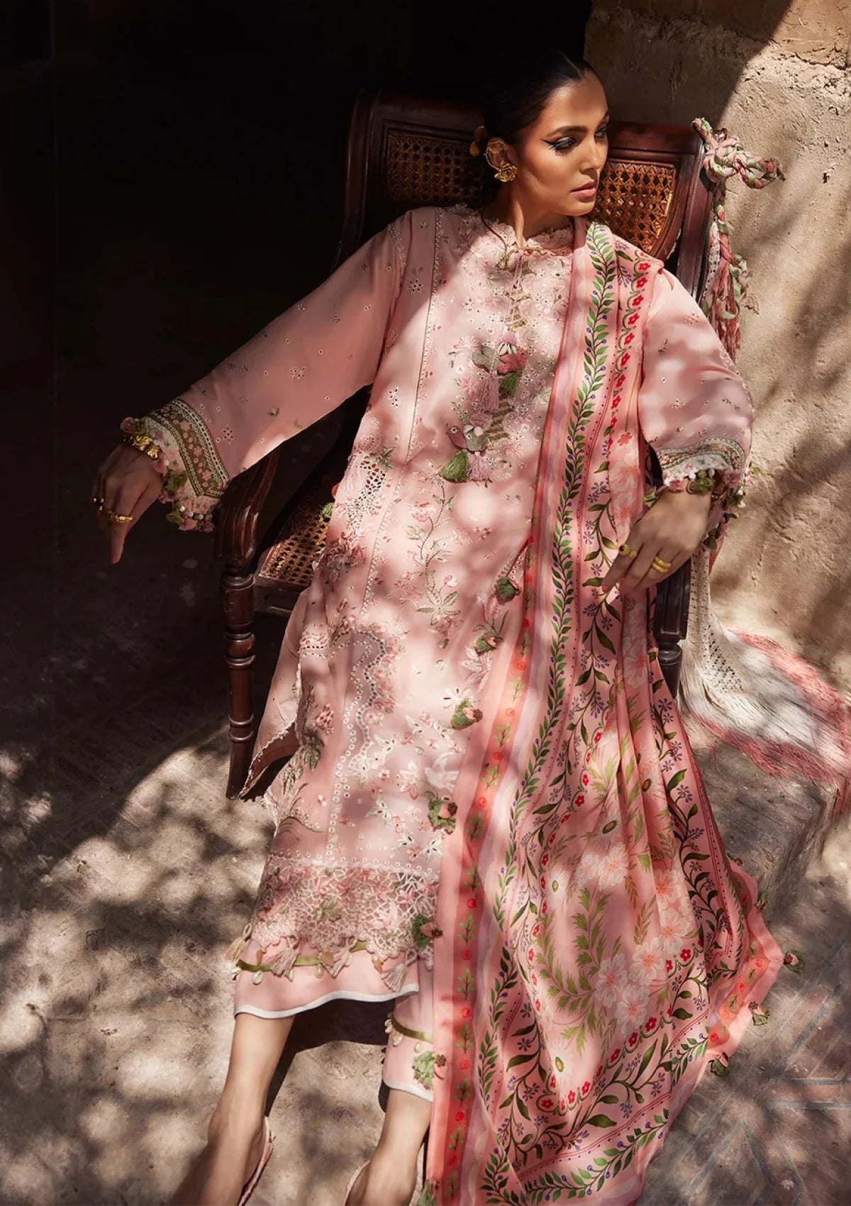 Elan - Unstitched 25 - Serene - 1A | Dhanak
