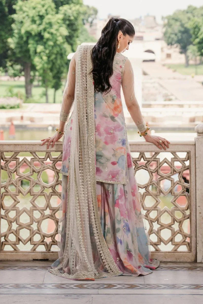 Iznik Silk Embroidered Unstitched 3 Piece UE-312