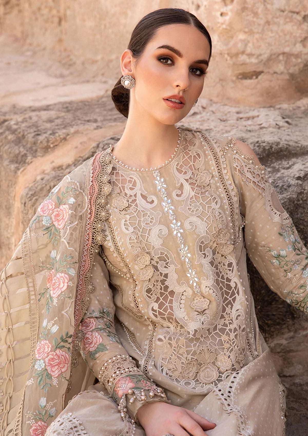 Luxury Dhanak 3 Piece Unstitched