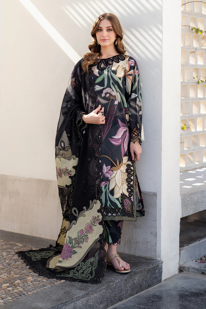 EMBROIDERED PRINTED LAWN SF-4090 Lady Attires EMBROIDERED PRINTED LAWN SF-4090 Lady Attires