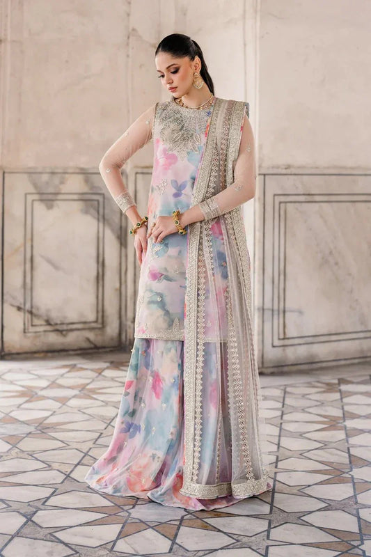 Iznik Silk Embroidered Unstitched 3 Piece UE-312