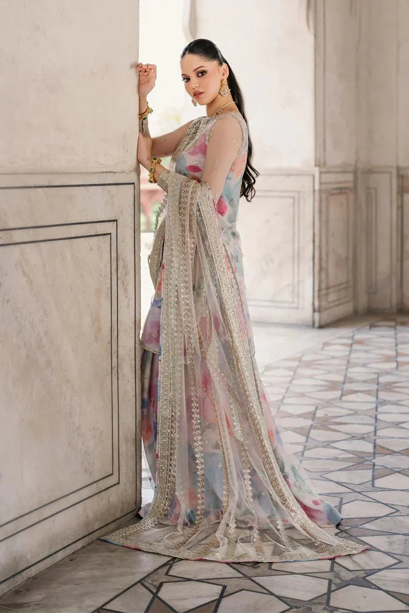 Iznik Silk Embroidered Unstitched 3 Piece UE-312