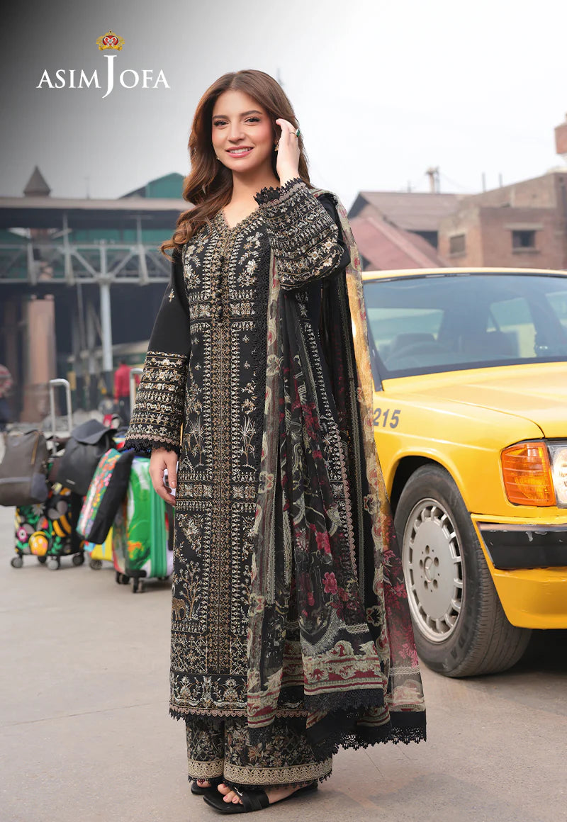 AJUBU-01 Embroidered 3 Pcs