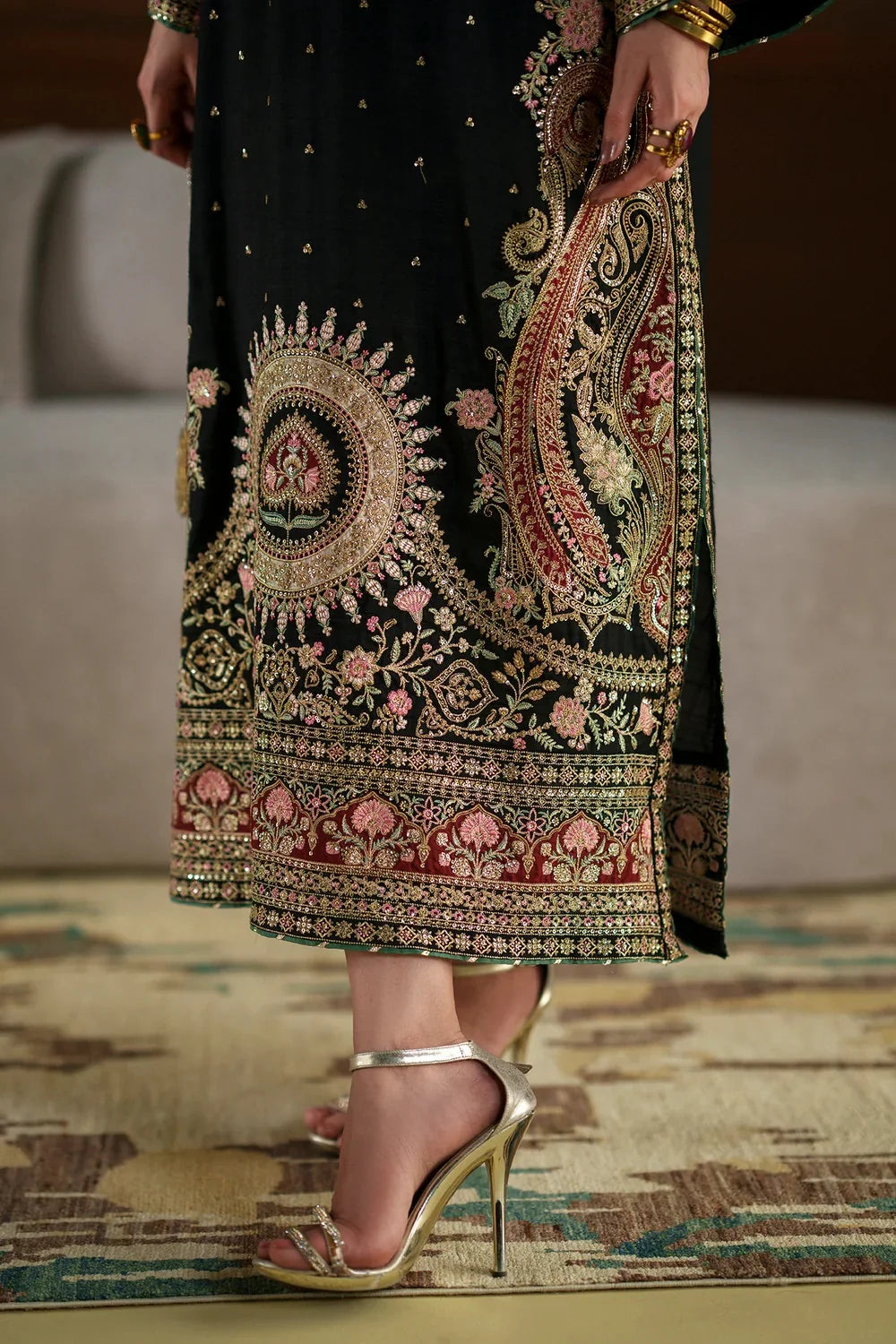Ethnic 2pc Silk Unstitched