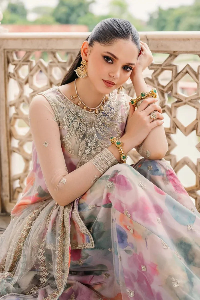 Iznik Silk Embroidered Unstitched 3 Piece UE-312