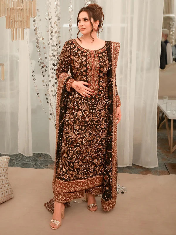 Haris Shakeel - Black Floral