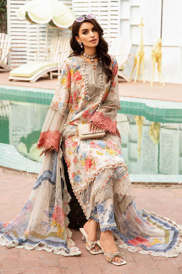 MariaB. Mprint Lawn 3 Piece Dress - 10908