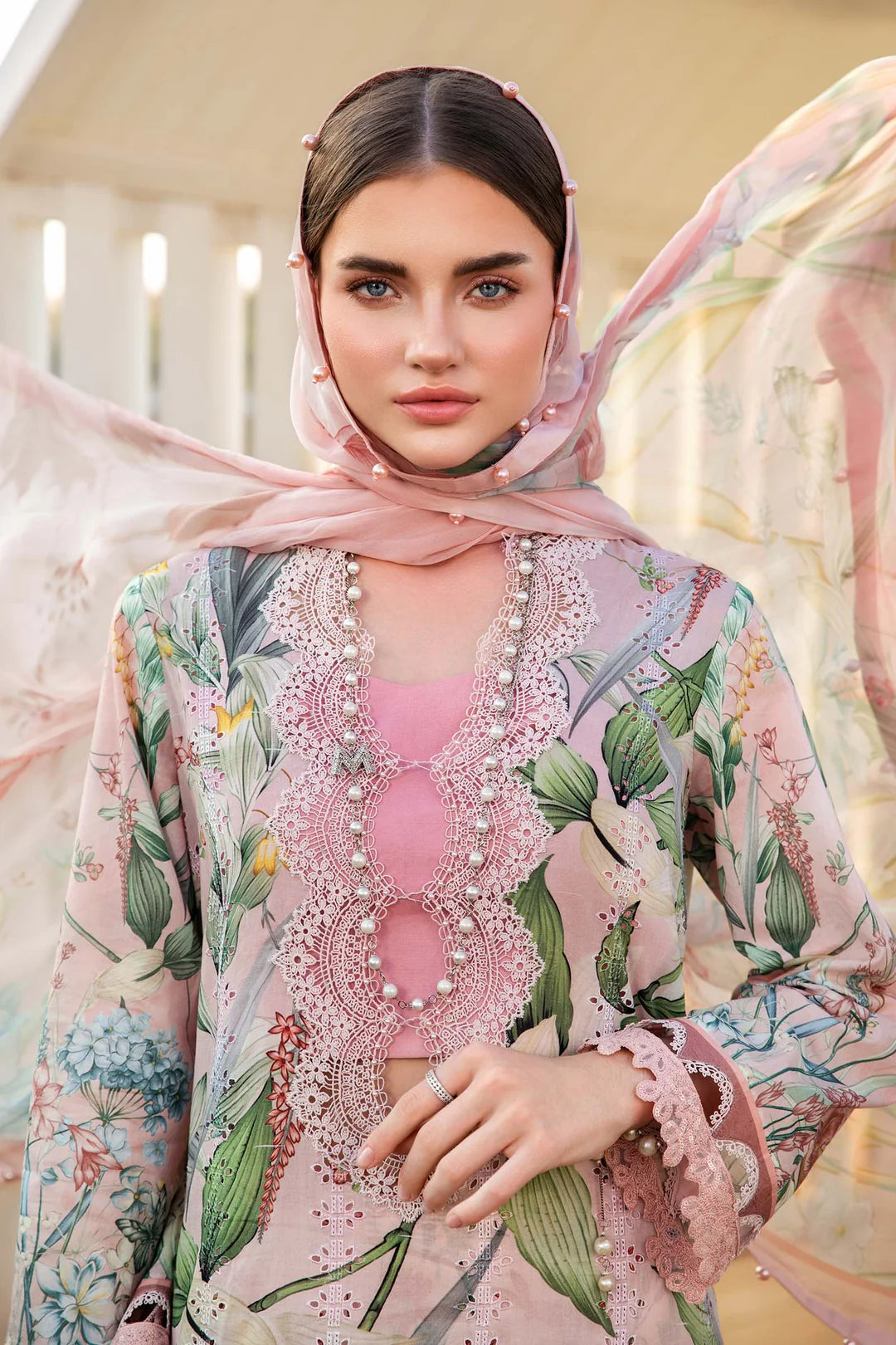 3 Piece Unstitched Printed Lawn Suit | MPT-2502-A