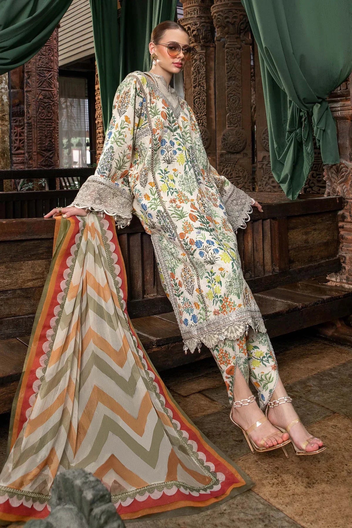 MariaB M.Print 3 Piece Lawn dress - 0556