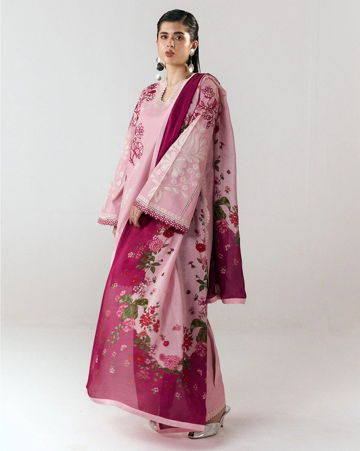 Luxury Dhanak 3 Piece Unstitched