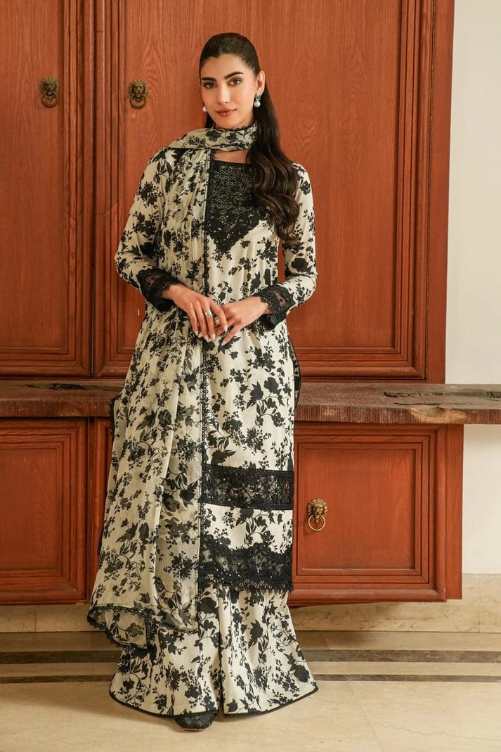 Swiss Luxury Lawn Embroidered 3 Piece Unstitched