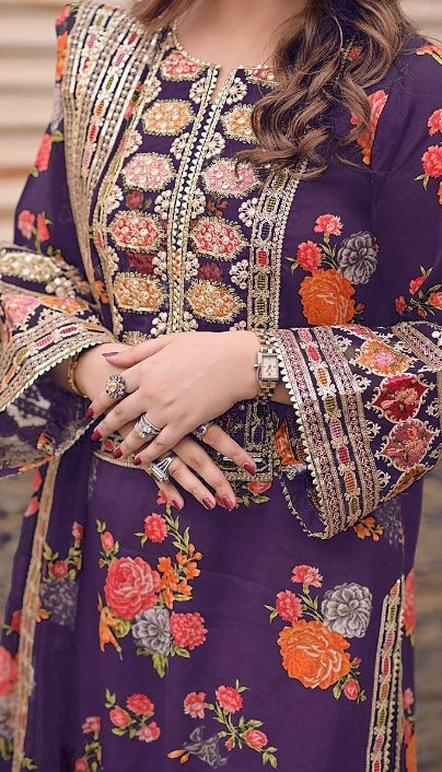 ANEELAS SILK PRINT