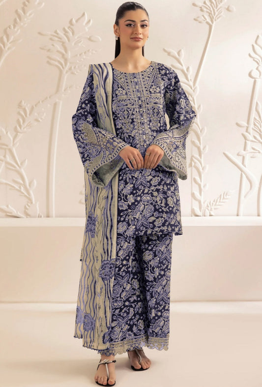 SPL-101 3PC Unstitched Linen