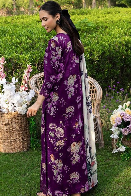 Crimson Embroidered Unstitched Khaddar 3 Piece IFE-12