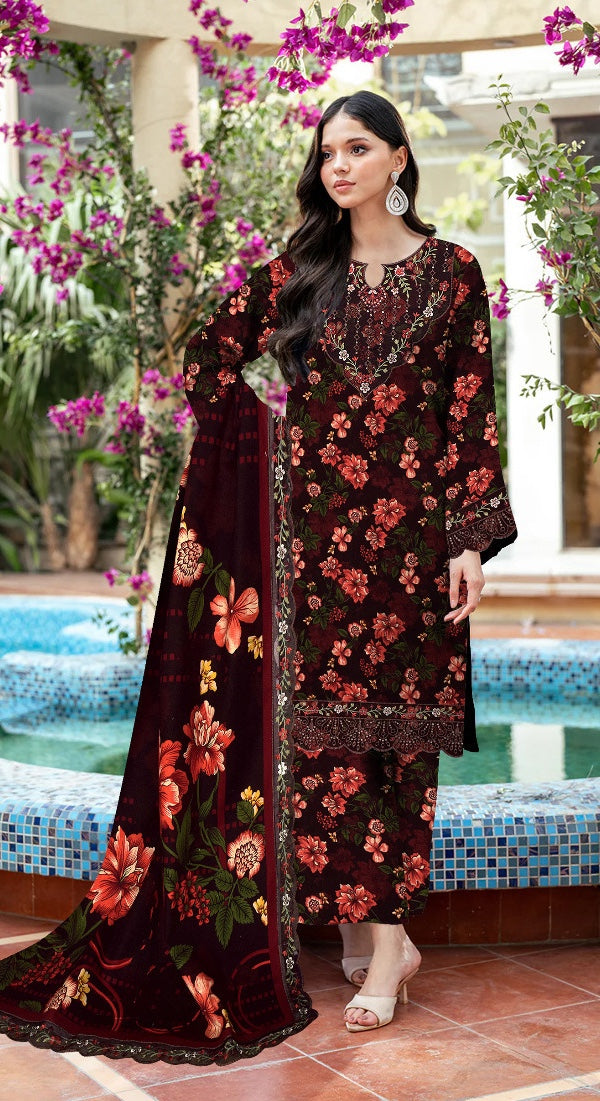 Maria.B Unstitched 3 Piece Khaddar