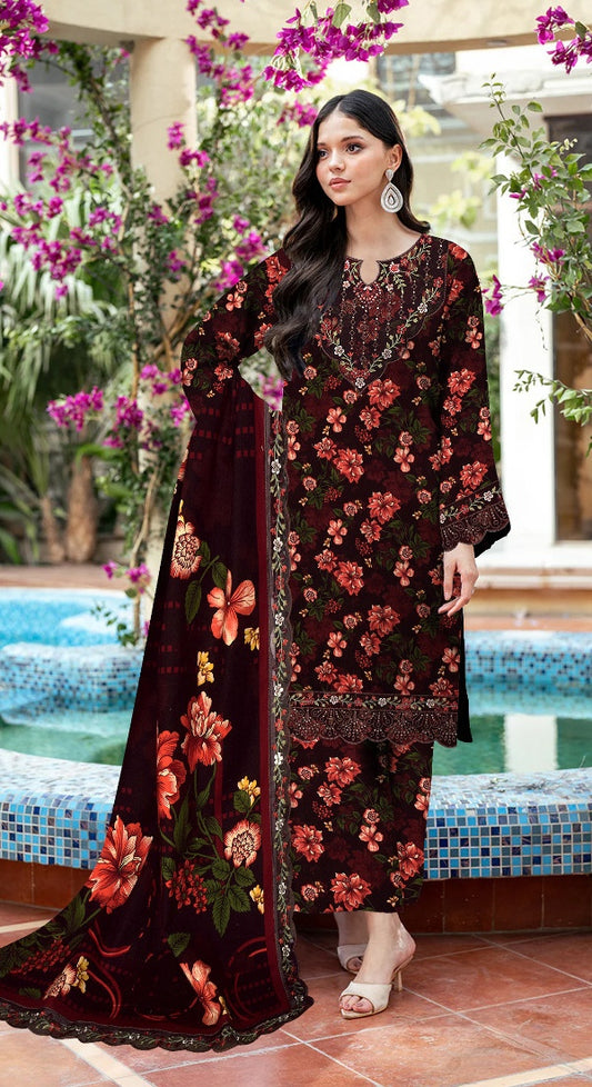 Maria.B Unstitched 3 Piece Khaddar