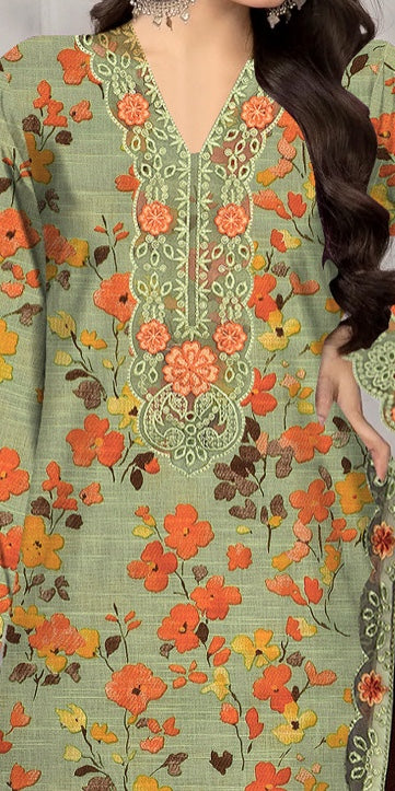 Vanya Unstitched 3 piece Khaddar