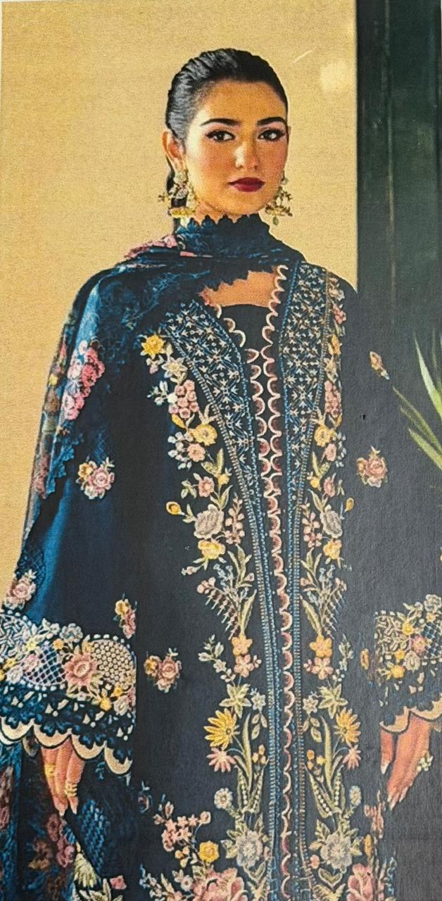 Koyal 101 3Pc Luxury Lawn Embroidered