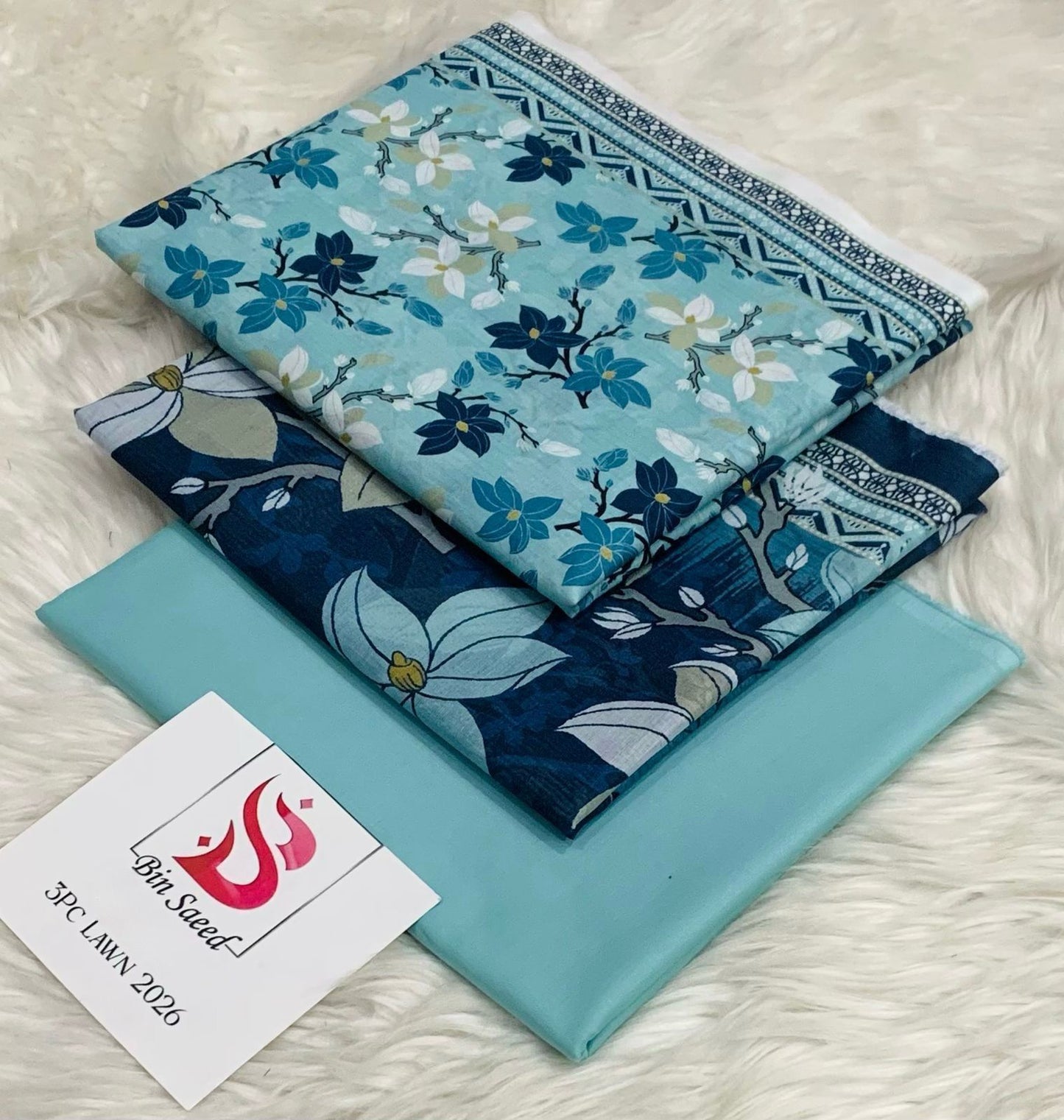 BIN SAEED LAWN COLLECTION 2026 D-1028