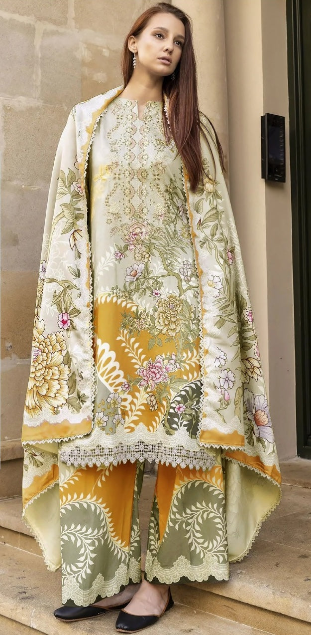 ZAINAB CHOTTANI Unstitched 3 piece Printed Lawn