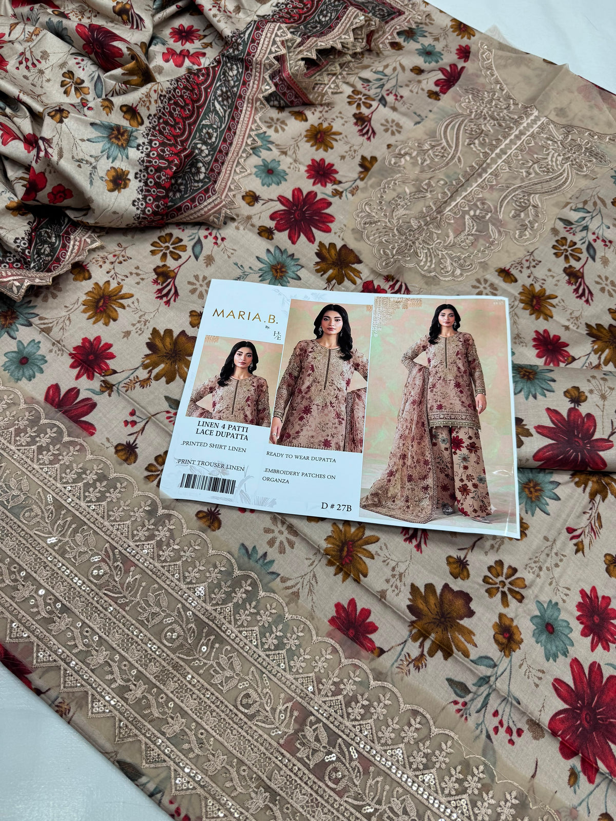 Maria.B Linen 3 piece