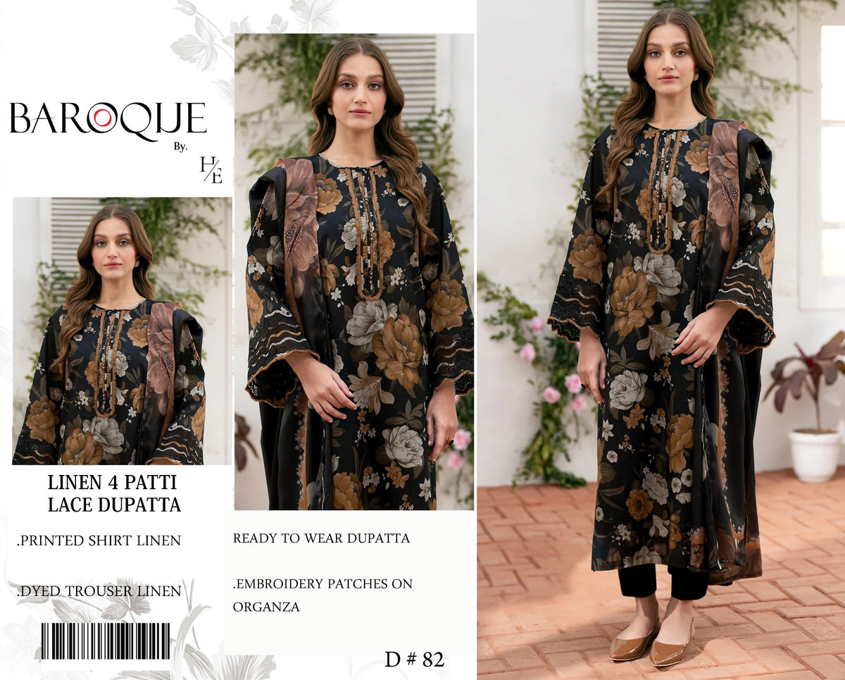 Baroque Linen 3 piece