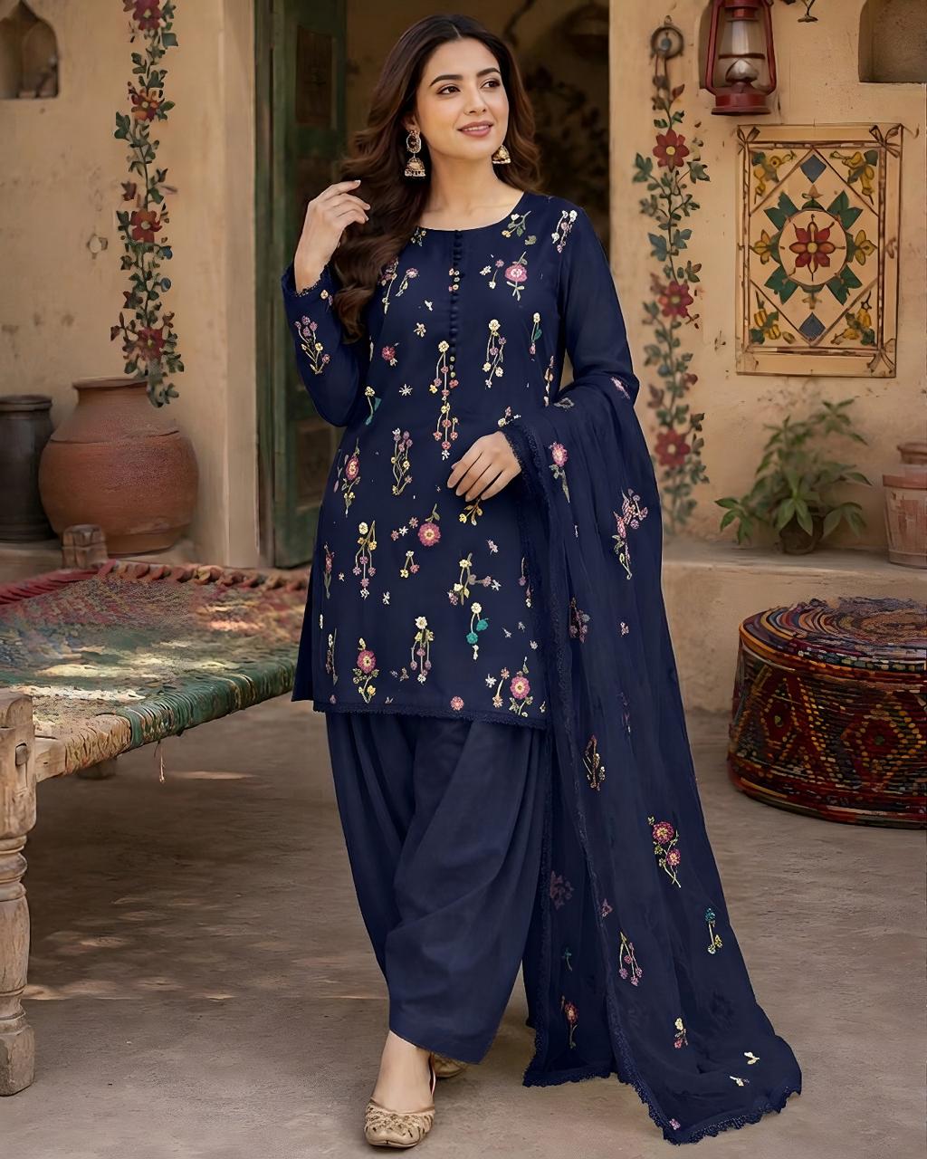 Luxury Dhanak 3 Piece Unstitched