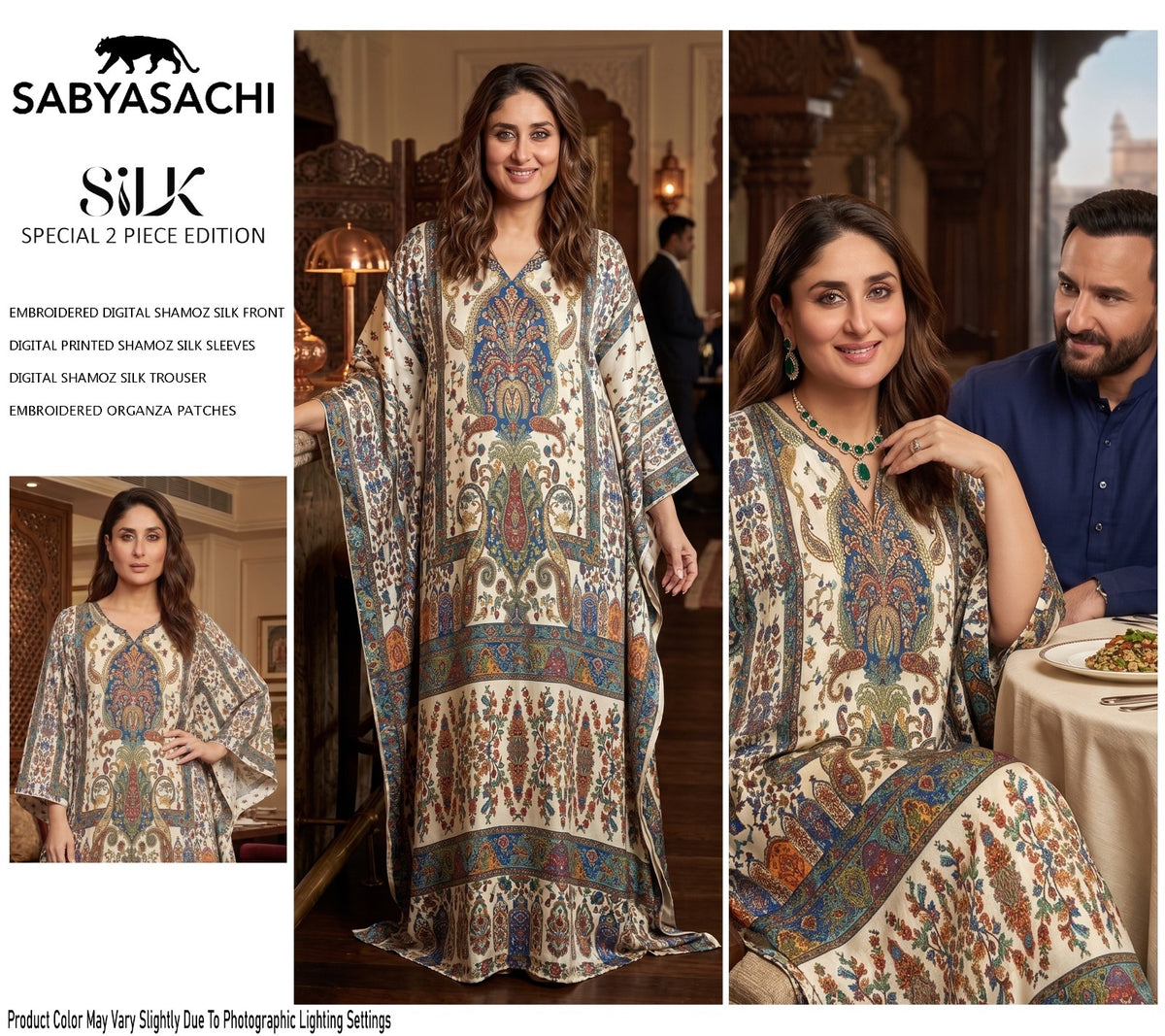 Sabyasachi Silk 2 Piece Unstitched
