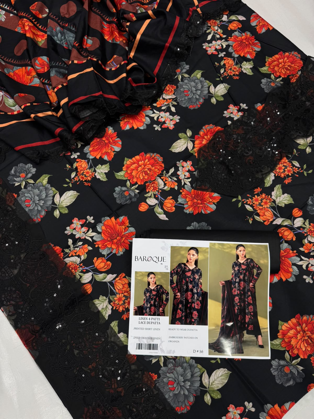Baroque Linen 3 piece