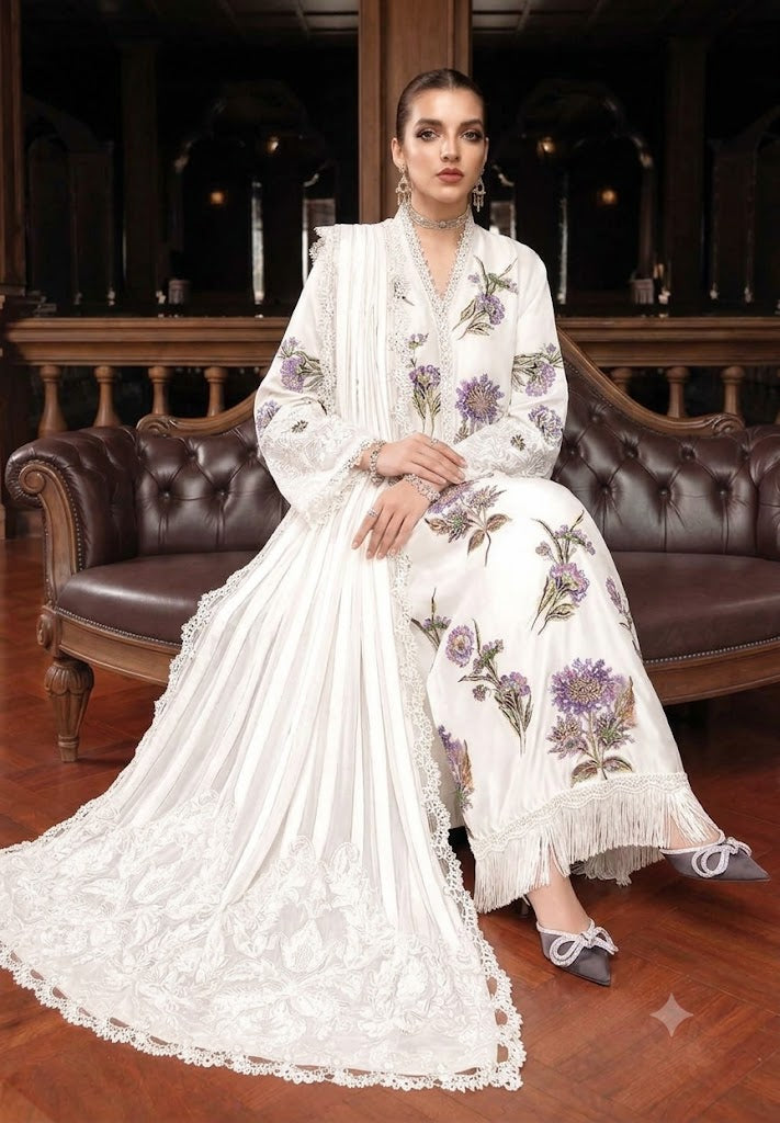 Maria.B - 3PC Luxury Lawn Embroidered Suit