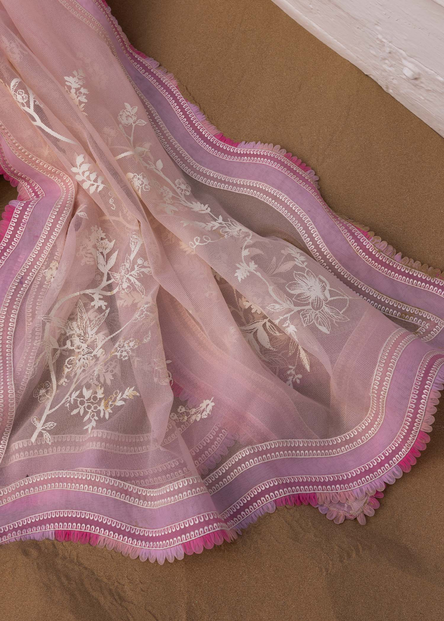 Crimson - Unstitched Flow Lawn Collection -A Handmade Tale - D2 B