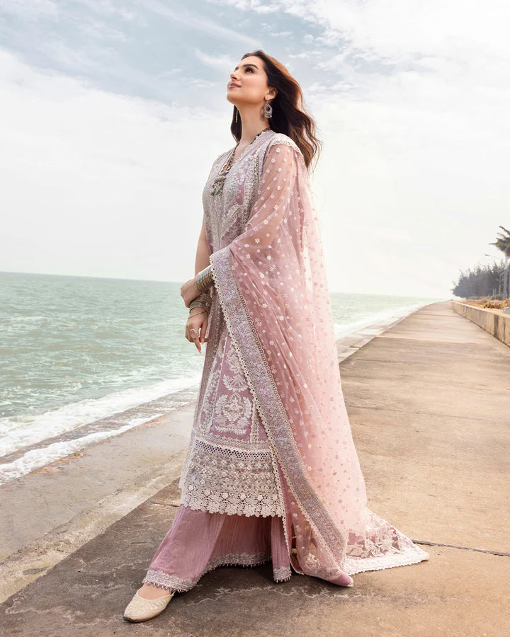 FAIZA SAQLAIN (ZINNIA LUXURY Lawn 25 Amaryllis-02)