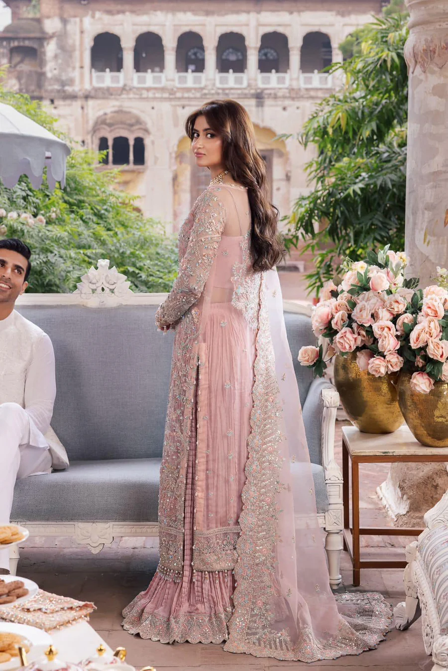 Kanwal Malik LINA Handmade Organza 3 Piece Dress