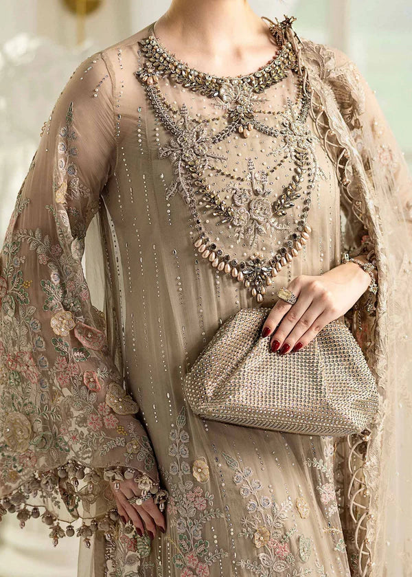 Maria B Embroidered Luxury Chiffon Unstitched 3Pc Suit MPC-25-107