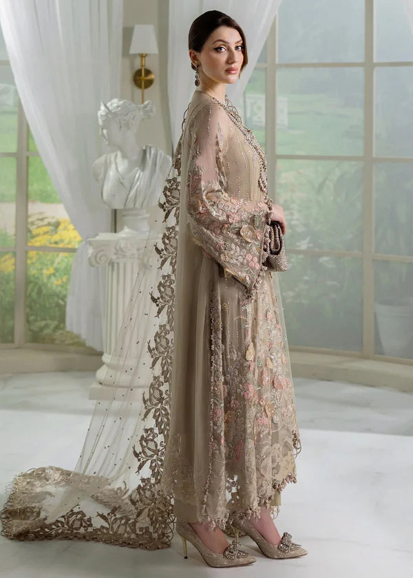 Maria B Embroidered Luxury Chiffon Unstitched 3Pc Suit MPC-25-107