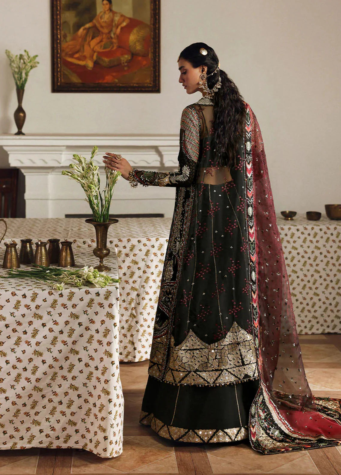 Shehnai By Afrozeh Embroidered Organza 3 Piece