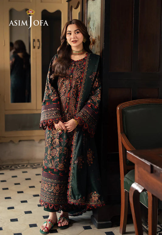 AJKID-01 EMBROIDERED DHANAK 3 PC