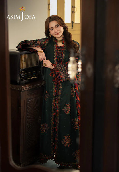 AJKID-01 EMBROIDERED DHANAK 3 PC