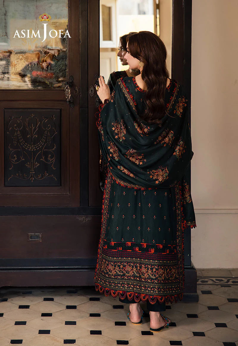 AJKID-01 EMBROIDERED DHANAK 3 PC