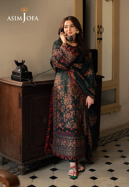 AJKID-01 EMBROIDERED DHANAK 3 PC