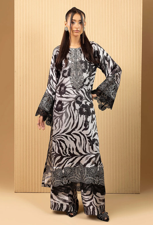 Adans Libas Unstitched 3 piece Printed Lawn