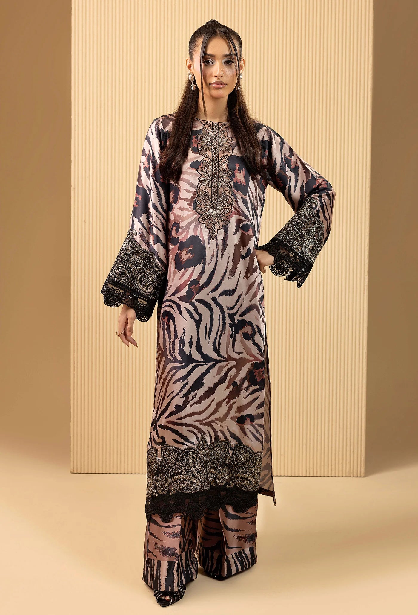 Adans Libas Unstitched 3 piece Printed Lawn