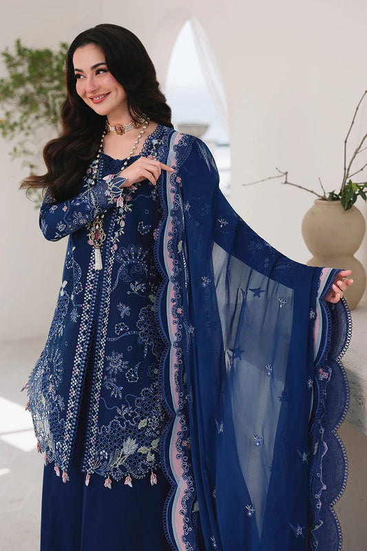Qalamkar Luxury Lawn Unstitched 3 Piece SA-16 ESMA