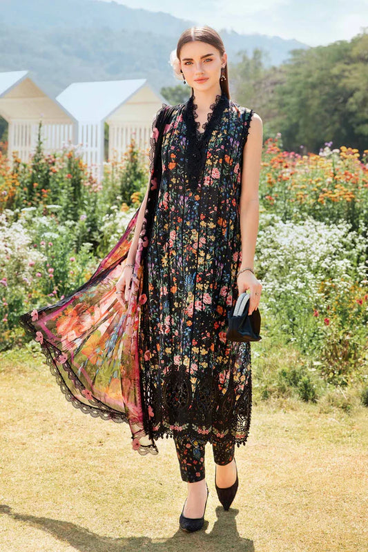 3 Piece Unstitched Printed Lawn Suit  MPT-2507-B