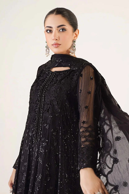 Unstitched Embroidered Chiffon Suit | 
SF-EA24-12