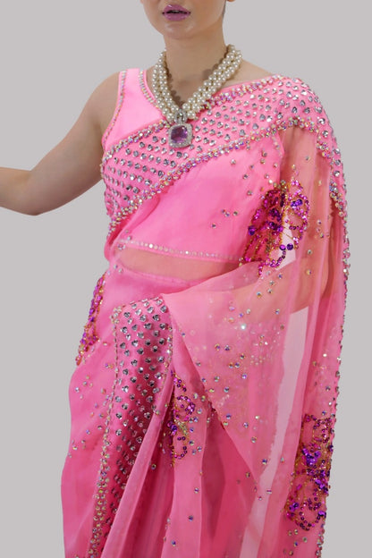 Muse Luxe - Sachet Pink Sari