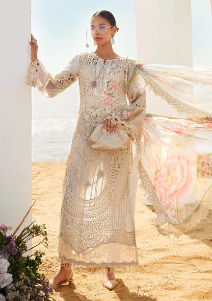 Maria B Luxury Lawn'25 Eid 2 D-07