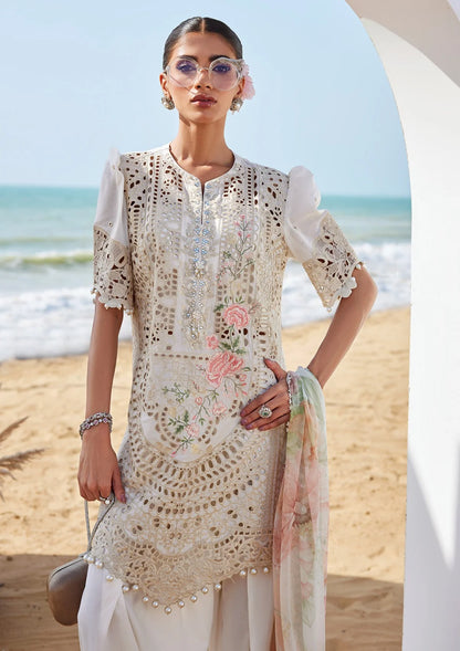 Maria B Luxury Lawn'25 Eid 2 D-07