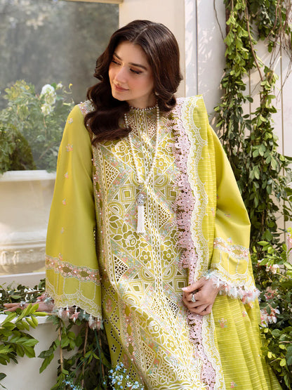 Bin Ilyas | Freesia Embroidered Lawn 25 | 105 - A